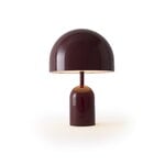 Tom Dixon Bell ladattava pöytävalaisin, V2, burgundi, näkymä 4