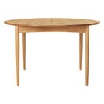 Carl Hansen & Søn BM0121 ruokapöytä, 120 cm, lakattu tammi, tuotteen lisäkuva