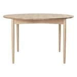 Carl Hansen & Søn BM0121 dining table, 120 cm, white oiled oak, extra image
