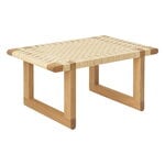 Carl Hansen & Søn BM0488S Table Bench, short, oiled oak - rattan