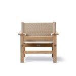 Fredericia Chaise Canvas, extérieur, teck, image extra