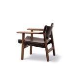 Fredericia The Spanish Chair, pelle di cavallo marrone scuro - noce oliato, immagine extra