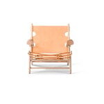 Fredericia The Hunting Chair, soaped oak- natural leather, extra image