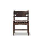 Fredericia The Spanish Dining Chair, dunkles braunes Sattelleder - geräucherte Eiche, extrabild