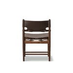 Fredericia The Spanish Dining Chair, dunkles braunes Sattelleder - geräucherte Eiche, extrabild