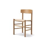 Fredericia J39 Mogensen chair, vintage lacquered beech - paper cord