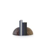 Tom Dixon Boulder bookends, 2 pcs, Flamingo - Forest brown marble, view 4