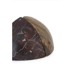 Tom Dixon Boulder bookends, 2 pcs, Flamingo - Forest brown marble, view 6