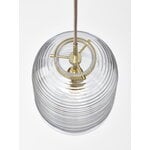 Bomma Lantern pendant, clear - patina gold, extra image