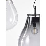 Bomma Tim pendant, medium, smoke - black, extra image