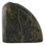 Tom Dixon Boulder maljakko, jalallinen, forest green marmori, näkymä 3
