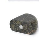 Tom Dixon Boulder maljakko, jalallinen, forest green marmori, näkymä 4