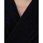 Tekla Hooded bathrobe, black