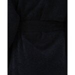 Tekla Hooded bathrobe, black