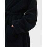 Tekla Hooded bathrobe, black