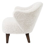 By Lassen Ingeborg lounge chair, Offwhite sheepskin - smoked oak