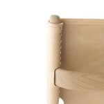 By Lassen Saxe lounge chair, soaped oak - natural leather