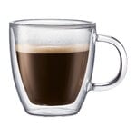 Bodum Bistro doublewall mug, 0,3 L, 2 pcs, clear, extra image