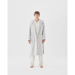 Tekla Hooded bathrobe, coastal blue