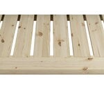 Vaarnii 017 Aamu bed frame, 160 cm, pine