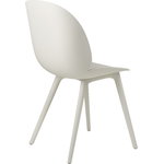 GUBI Chaise Beetle, édition plastique, blanc albâtre