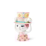 Bjørn Wiinblad Vaso Lady with Hat, 20,5 cm, rosa - giallo, immagine extra