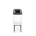 Brabantia Cesta per bucato Bo Laundry Bin, 60 L, bianca