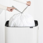 Brabantia Bo Touch Bin Hi roska-astia 60L, valkoinen