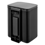 Brabantia Bo Waste Bin, 7 L, noir mat