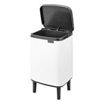 Brabantia Bo Waste Bin Hi, 7 L, blanc