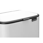Brabantia Bo Pedal Bin 4 L, blanco, imagen extra