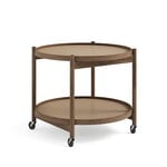 Brdr. Krüger Table plateau Bølling 60 cm, chêne fumé - earth