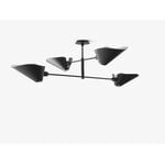 &Tradition Bonnet SC91 chandelier, black