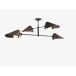 &Tradition Bonnet SC91 chandelier, bronzed - black