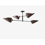 &Tradition Bonnet SC91 chandelier, bronzed - black