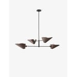 &Tradition Bonnet SC92 chandelier, bronzed - black