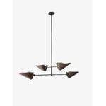 &Tradition Bonnet SC93 chandelier, bronzed - black