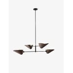 &Tradition Bonnet SC93 chandelier, bronzed - black