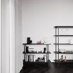 Nichba Bookcase, medium, black