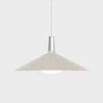 Tala Bower pendant light C600, with Oval II bulb, white