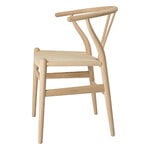 Carl Hansen & Søn CH24P Wishbone sedia, rovere insaponato - pelle Terra color sabbia, vista 4