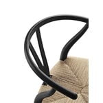 Carl Hansen & Søn CH24 Wishbone chair, black oak - natural cord
