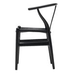 Carl Hansen & Søn CH24 Wishbone chair, black beech - black cord