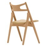 Carl Hansen & Søn CH29P chair, oiled oak - nude leather Thor 325