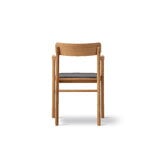 Fredericia Fauteuil Post, chêne huilé - cuir noir, vue 4