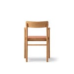 Fredericia Fauteuil Post, chêne huilé - cuir cognac, vue 3