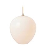 Carl Hansen & Søn MT221-D360 Tulip riippuvalaisin, 36 cm, messinki - opaali valkoinen, näkymä 3