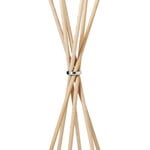 Møbel Copenhagen Coat standing coat rack, white oiled ash - polished aluminium, extra image