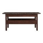 Wendelbo Collect soffbord, litet kvadratiskt, mörkbrun - Emperador-marmor