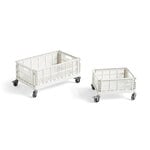 HAY Colour Crate, S, recycled plastic, off-white